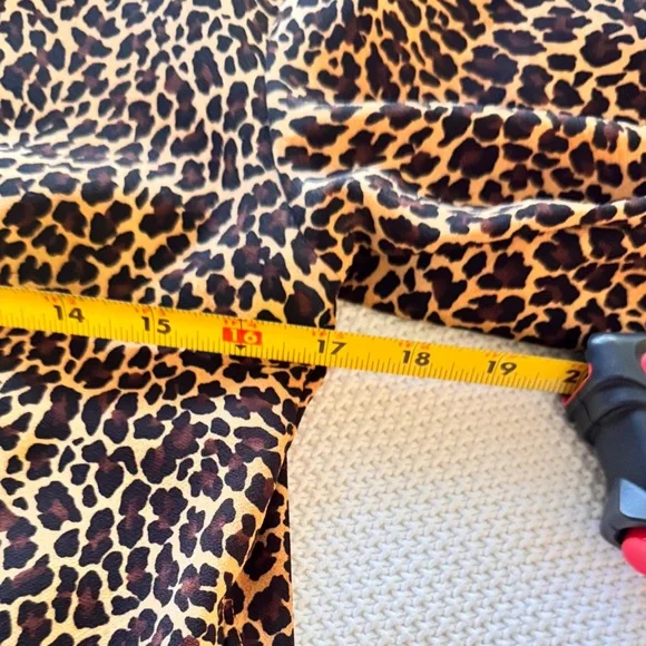 J. CREW Sara Drapey Wrap Brown & Black Leopard Print Blouse w Tie Bow - Picture 10 of 11
